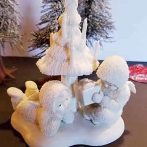 Discontinued Snowbabies "Thank you"